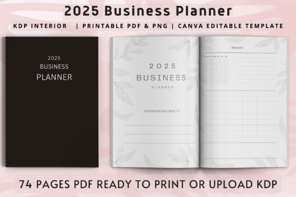 2025 Business Planner Canva Template