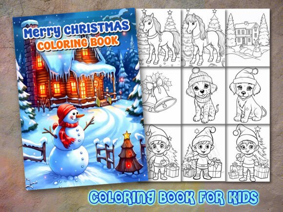 Christmas Coloring Pages and Cover: A Practical, High-Resolution Interior Solution for KDP Creators