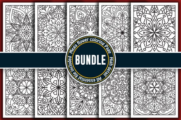 Follower Coloring Page Mandala Bundle