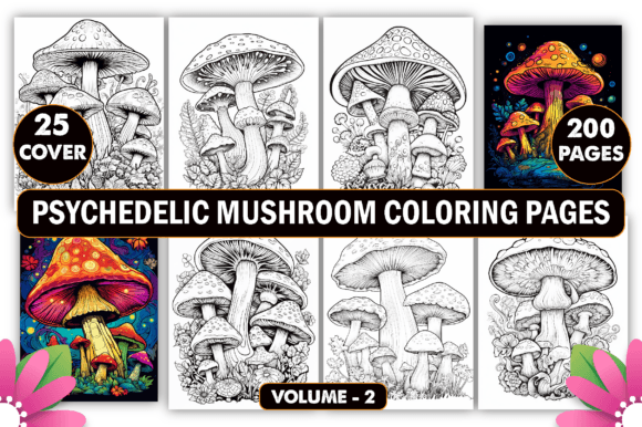 Psychedelic Mushroom Coloring Pages: Calm, Creativity, and Quiet Focus—Wherever You Are