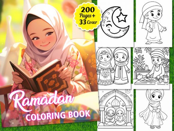 Ramadan Coloring Pages for Kids, Vol.03: A Thoughtful Creative Resource for Families and Educators